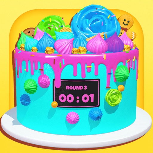 Cake Art Fun Dessert DIY Games Icon