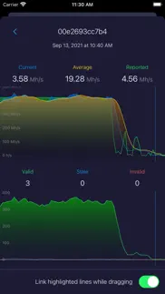 my ethermine - mining monitor iphone screenshot 3