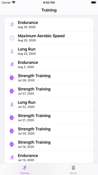 My Running Tracker Screenshot