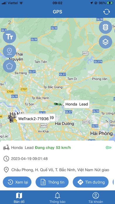 Sky GPS Screenshot