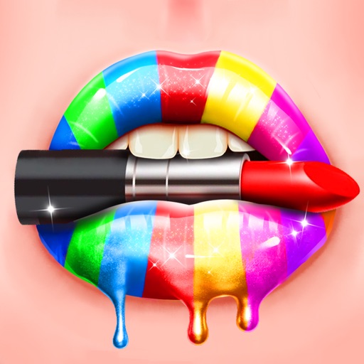 Paint the lips, Beauty！