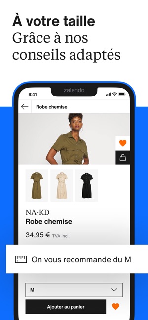 Zalando boutique mode en ligne dans l'App Store