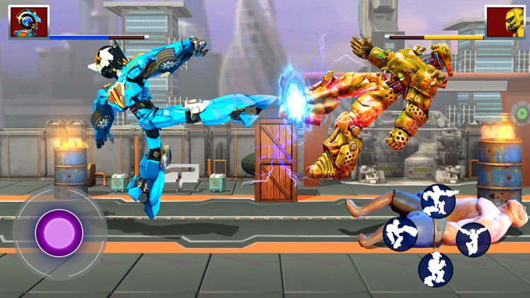 Police robot car transform screenshot-4