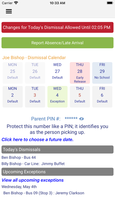 School Dismissal Manager (SDM) Screenshot