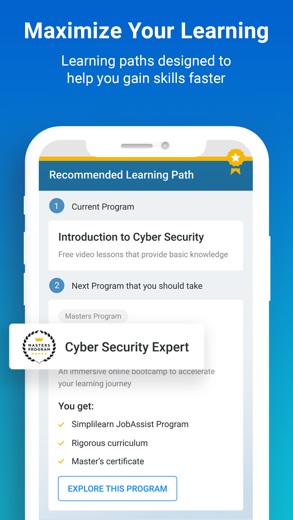 Simplilearn captura de tela