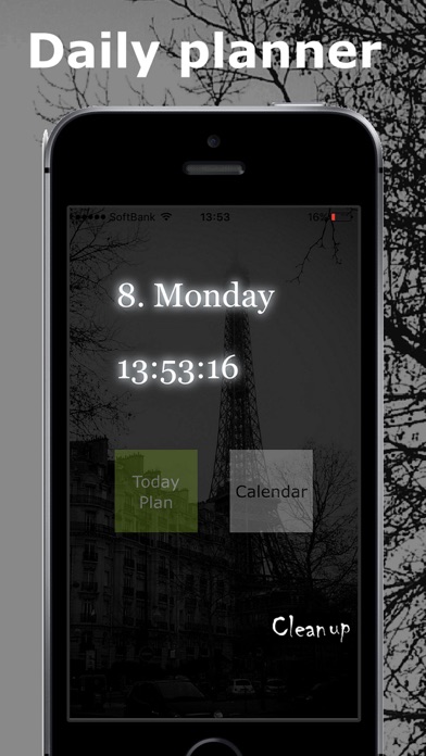 Calendar app *DeepBlack Screenshot