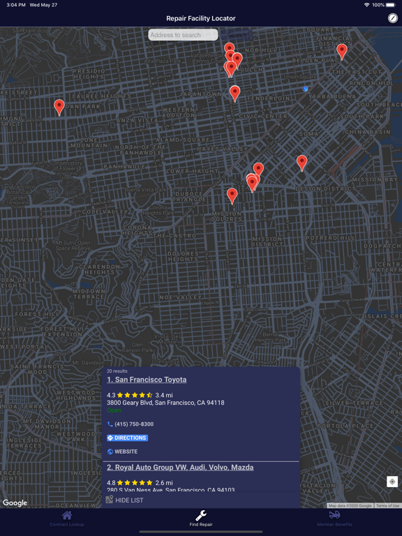 IWS VSA iPad screenshot 6 - Business app