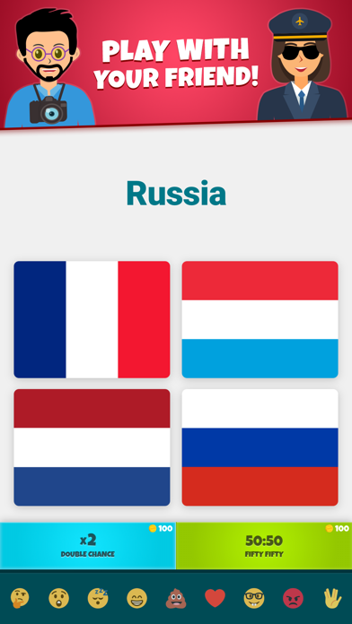 Flags 2: Map - Geography Quiz Screenshot
