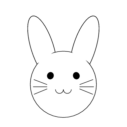 rabbit ball sticker icon