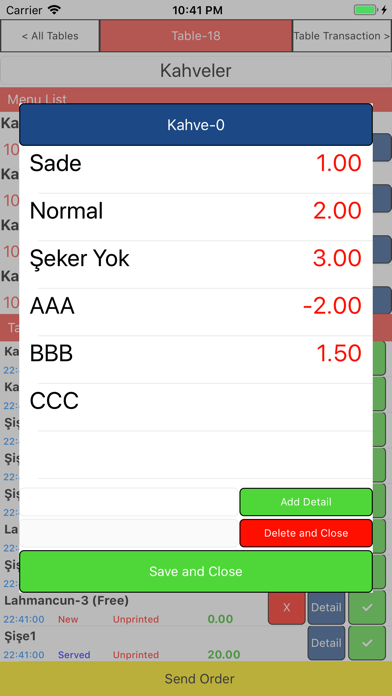 RoxMobile Restaurant,Cafe,Bar Screenshot