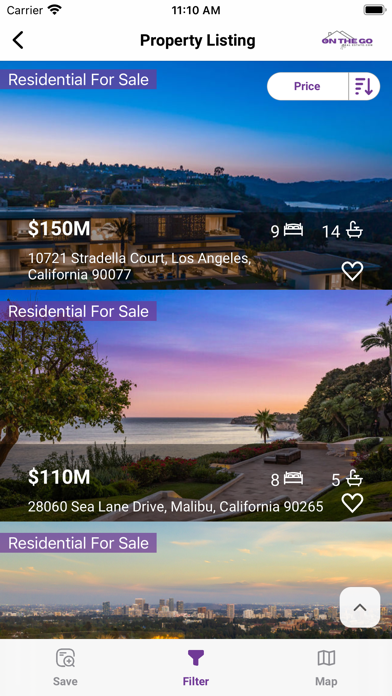 On The GO-Real Estate Screenshot