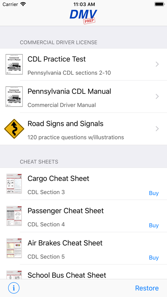 Pennsylvania CDL Test Prep - 6.0 - (iOS)