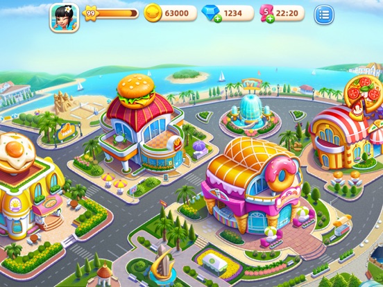 Cooking City: Restaurant Games iPad app afbeelding 6