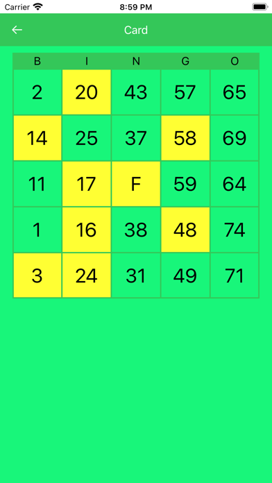 Bingo Machine Screenshot
