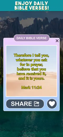 Game screenshot Biblescapes: Bible Word Puzzle apk