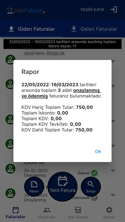 CepFatura iPhone Ekran Görüntüsü 6