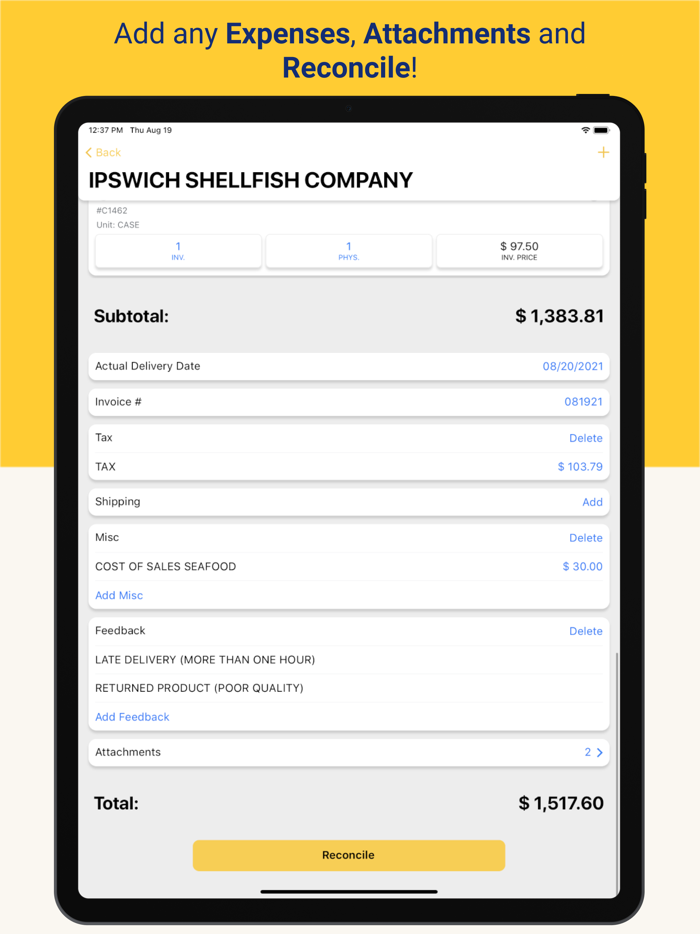 Crunchtime Reconciler