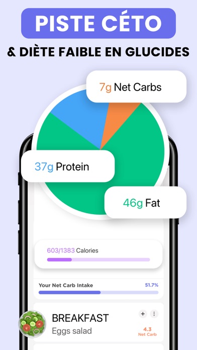 Screenshot #2 pour Keto Manager—Carb Diet Tracker