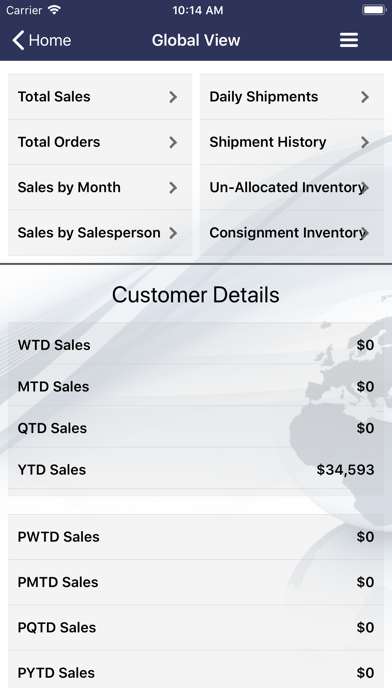 Sales Desk 6 Screenshot