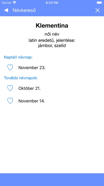 Névnaptár screenshot-3