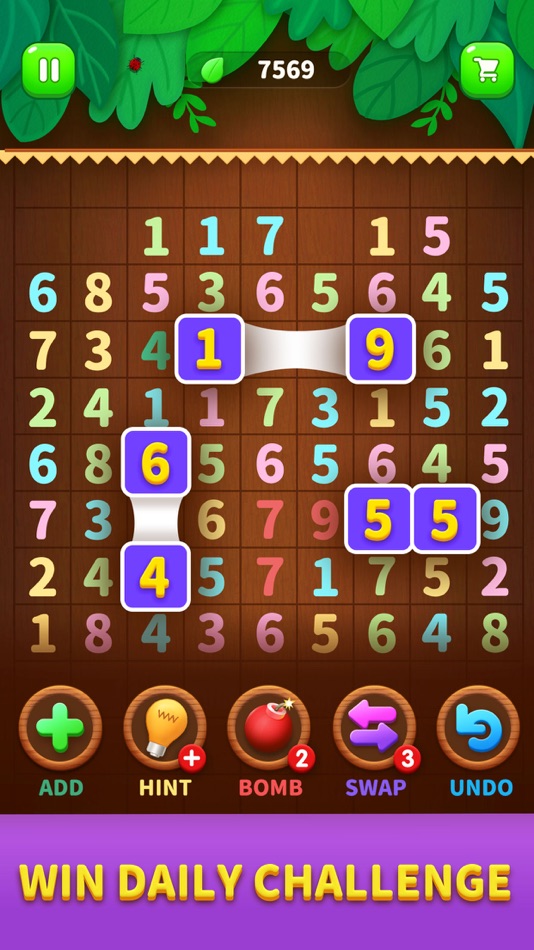 #4. Number Match - Ten Pair Puzzle (iOS) 由: TOKYO KYOKUJOY LLC