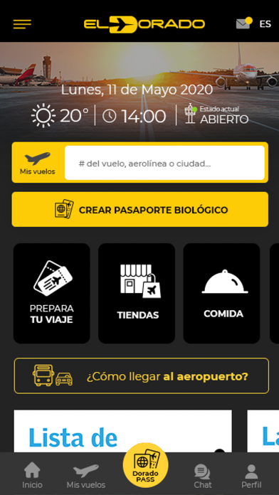 Aeropuerto El Dorado Screenshot