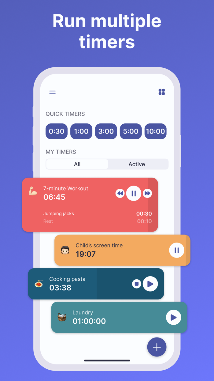 Multi Timer Visual Timus
