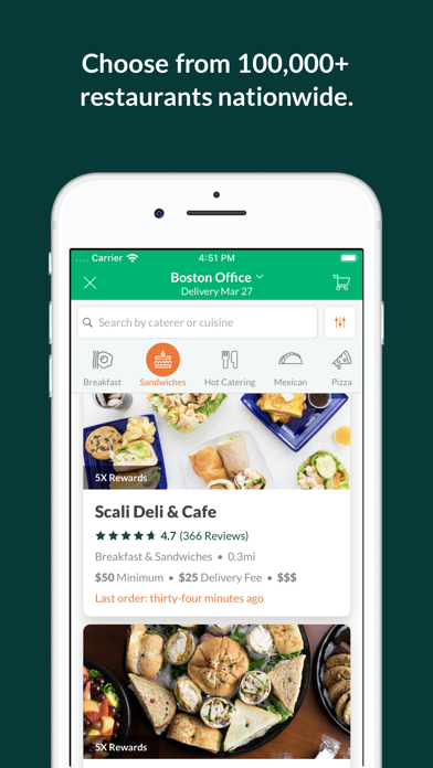 ezCater - Business Catering Screenshot
