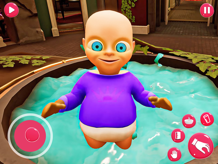 Giant Fat Baby Supermarket 3D