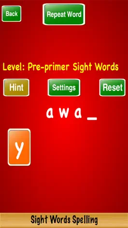 Game screenshot Sight Words Spelling apk
