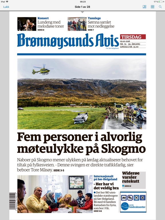 Screenshot #4 pour Brønnøysunds Avis eAvis