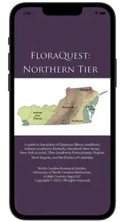 floraquest: northern tier iphone screenshot 1