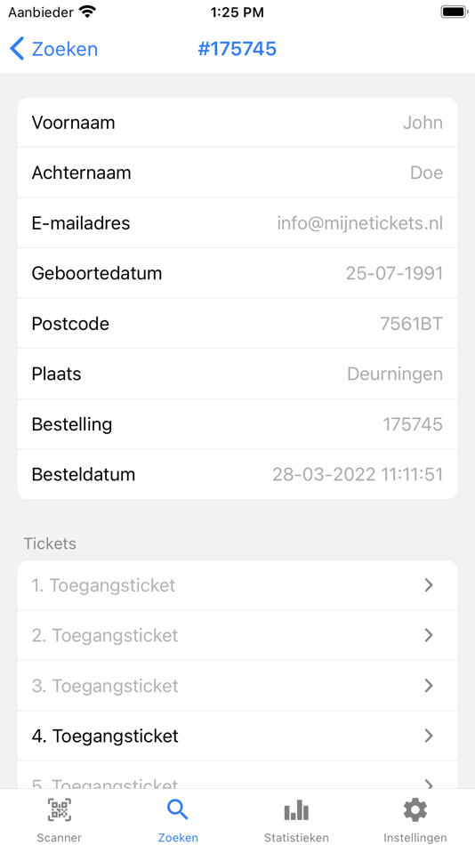 #4. mijnetickets.nl scanner (iOS) 由: Wiebe Nieuwenhuis