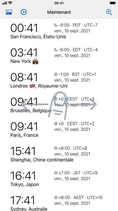 Screenshot #3 pour World Clock par Time Intersect