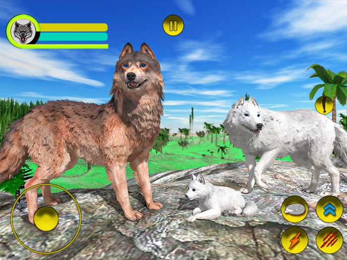 Wild Snow Wolf Simulator