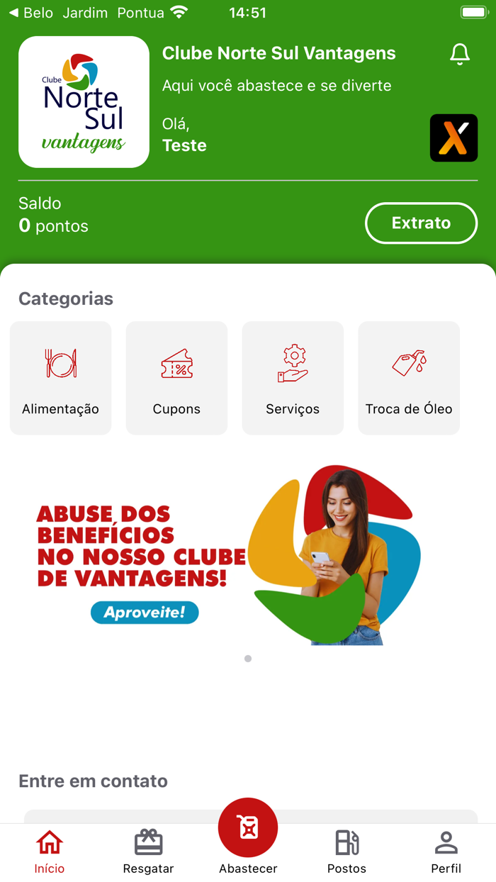 Clube Norte Sul Vantagens