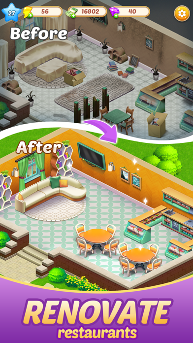 Merge Food - Chef Decoration Screenshot