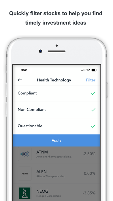 Zoya: Halal Investing App Screenshot