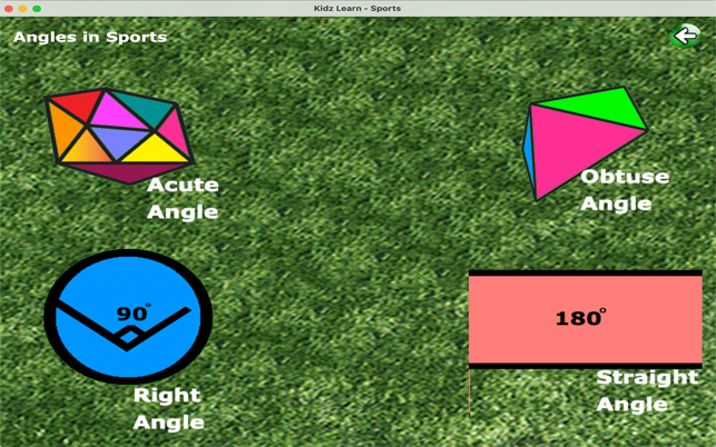 ‎Kidz Learn Sports and Angles Screenshot