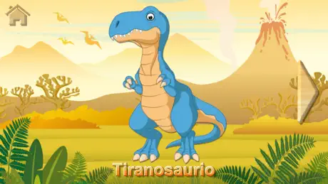 Dinosaurios puzzle juego niños