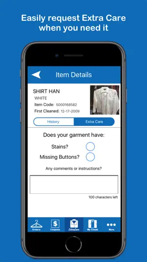 Yale Cleaners screenshot 2