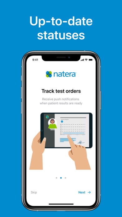Natera Provider Screenshot