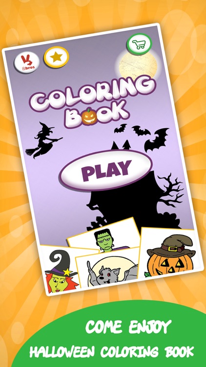 Coloring book : Draw Halloween screenshot-4