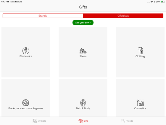 Screenshot #5 pour GiftList – A Gift Tracking App