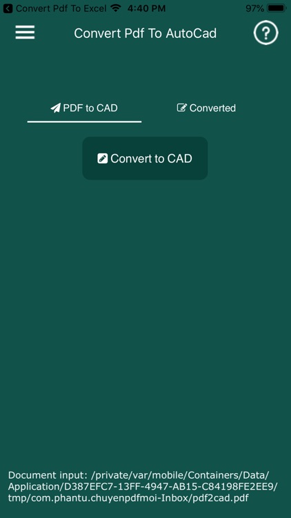 Convert PDF to AutoCad