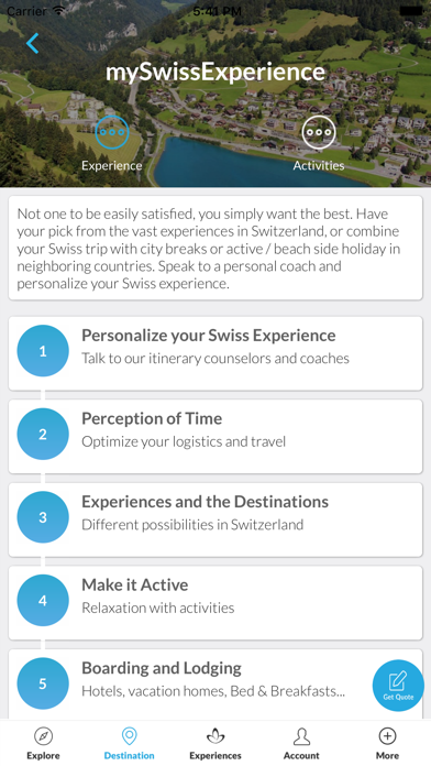 Catterfly iPhone screenshot 3 - Travel app