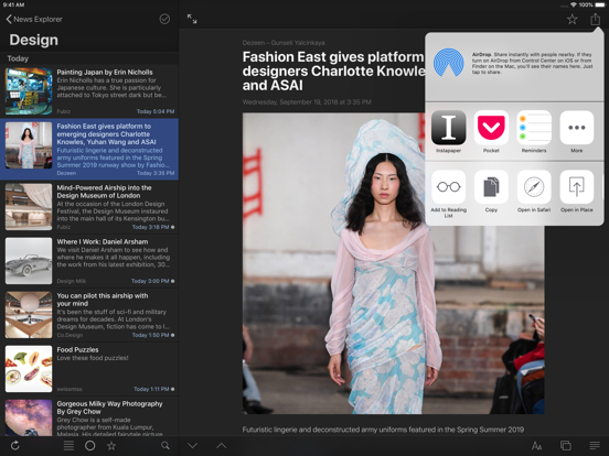 News Explorer iPad app afbeelding 7