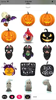 horror halloween stickers iphone screenshot 4