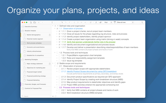 Cloud Outliner - צילום מסך של Outline Maker