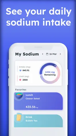 Game screenshot Low Sodium Intake Tracker mod apk